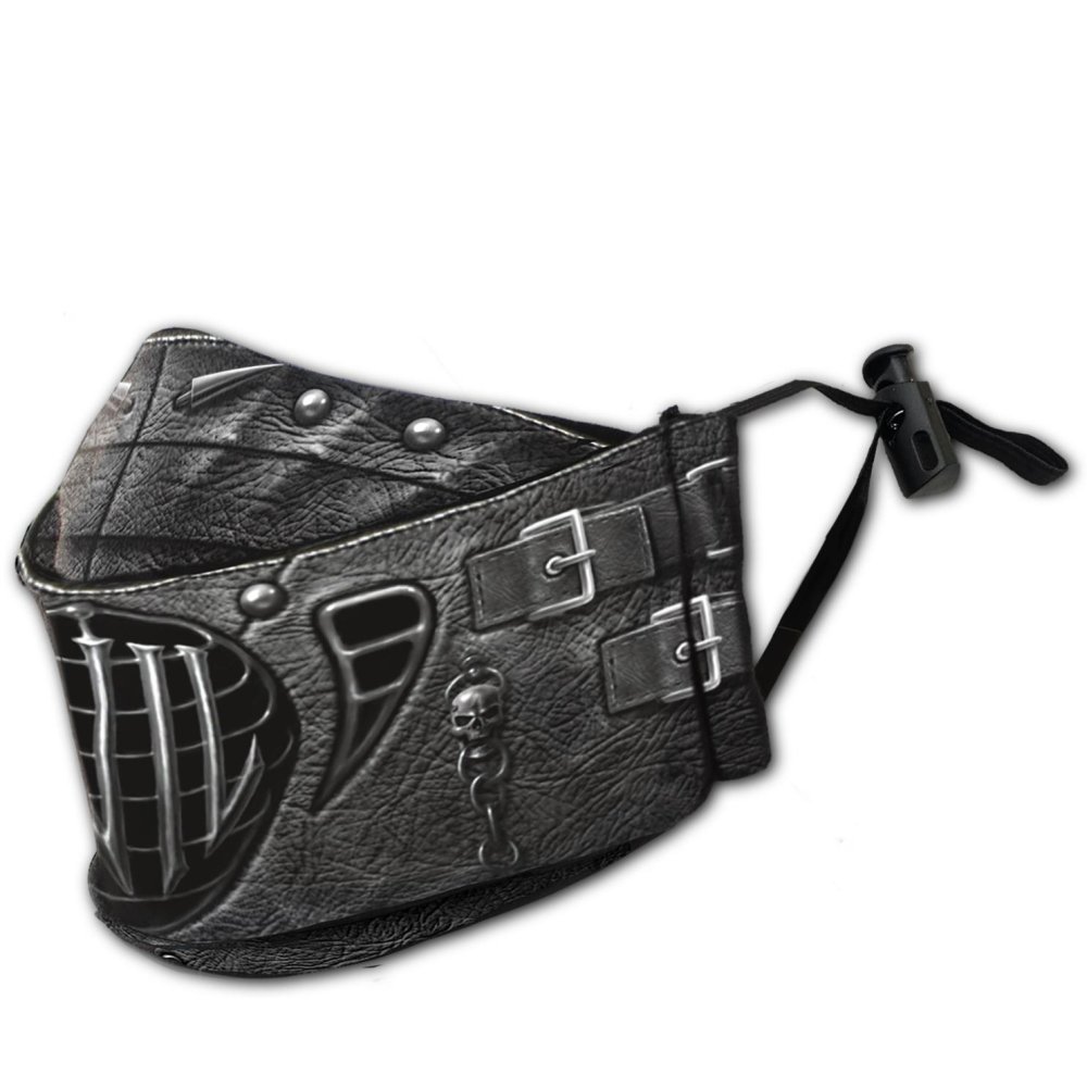 Spiral Face mask EVIL Face mask Black